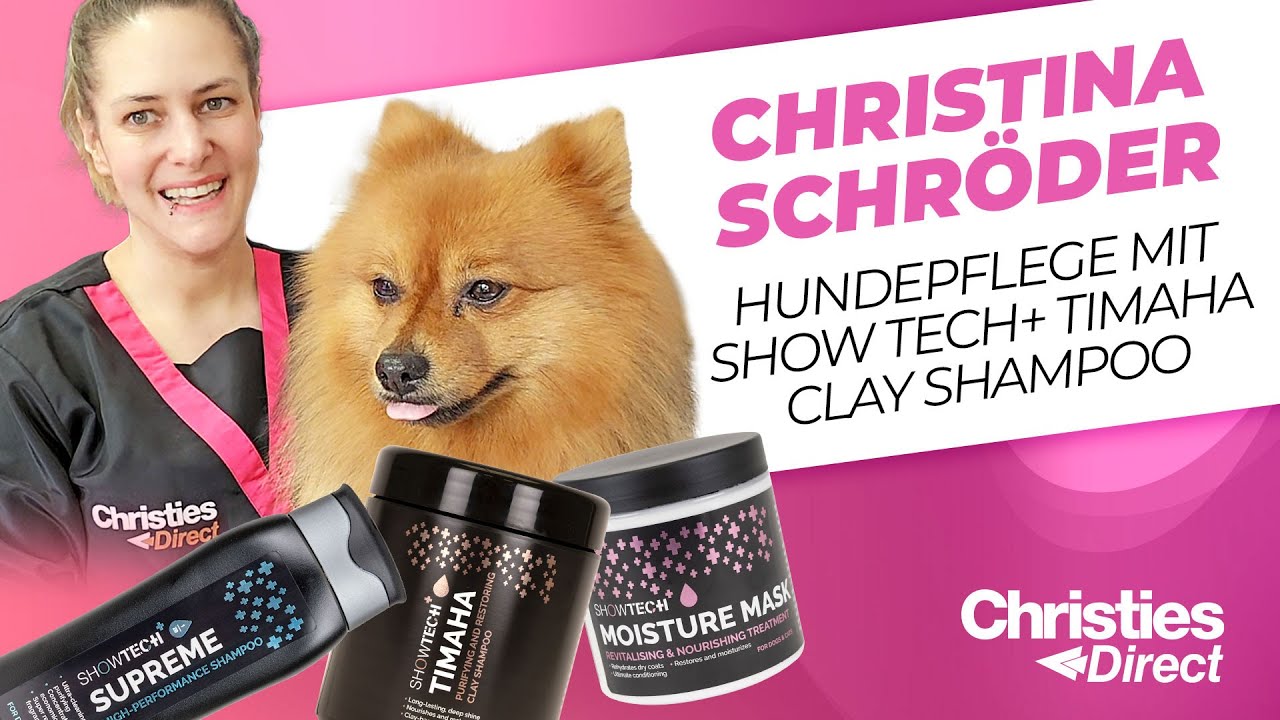 Komplette Hundepflege mit Show Tech+ Timaha Clay Shampoo