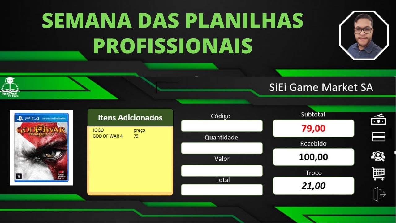 Semana das Planilhas Profissionais - AULA 1