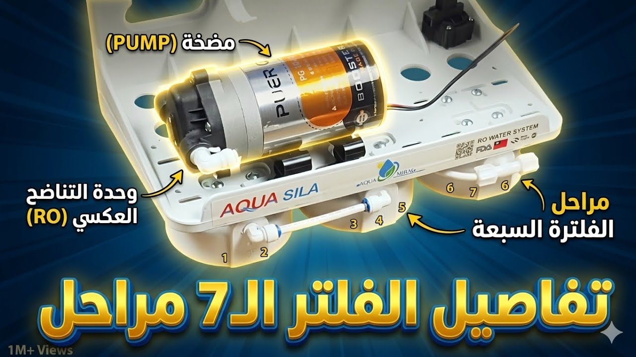 خطوات تجميع الفلتر 7 مراحل بالتفصيل 👌