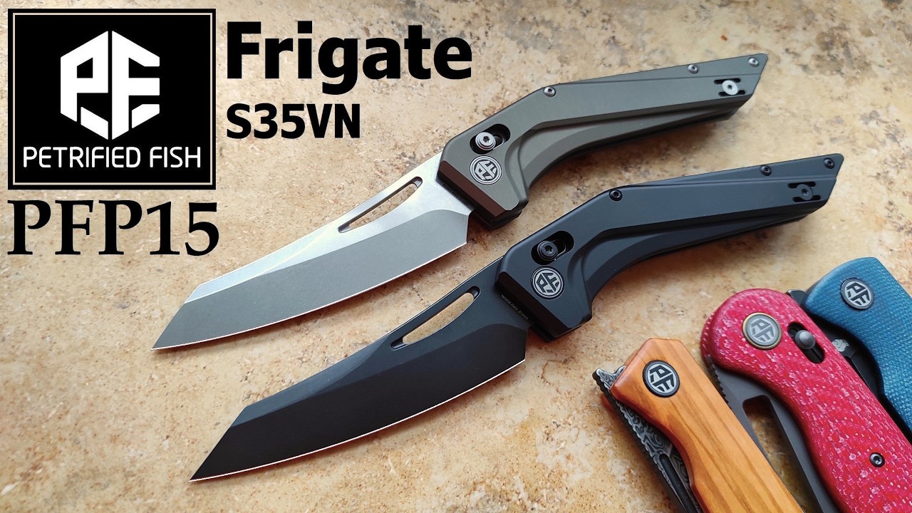 ✅ NEW Petrified Fish PFP15 Frigate CPM S35VN Steel