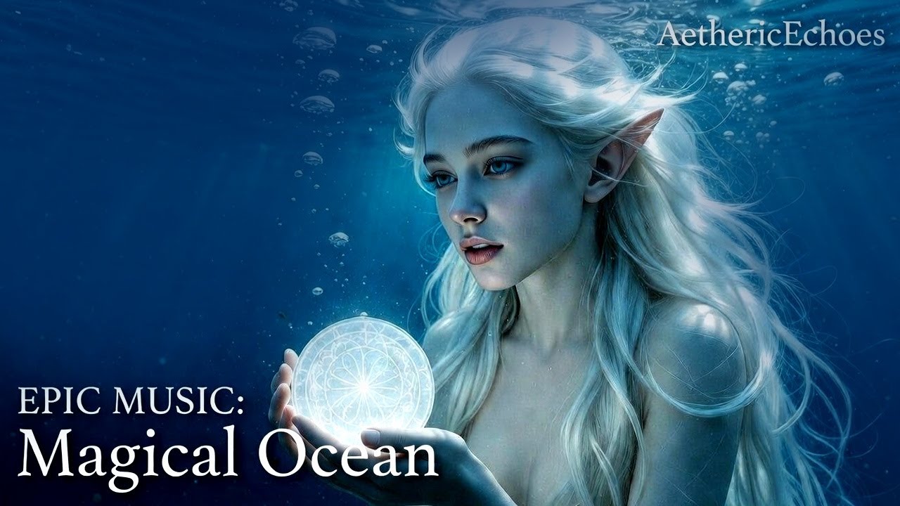 Tides of the Luminous Deep 🌊✨ Epic Orchestral Fantasy Music | Elf-Mermaid Adventure 4K
