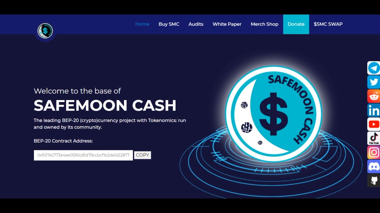 Safemooncash is a Native Currency which is well distributed in the ecosystem