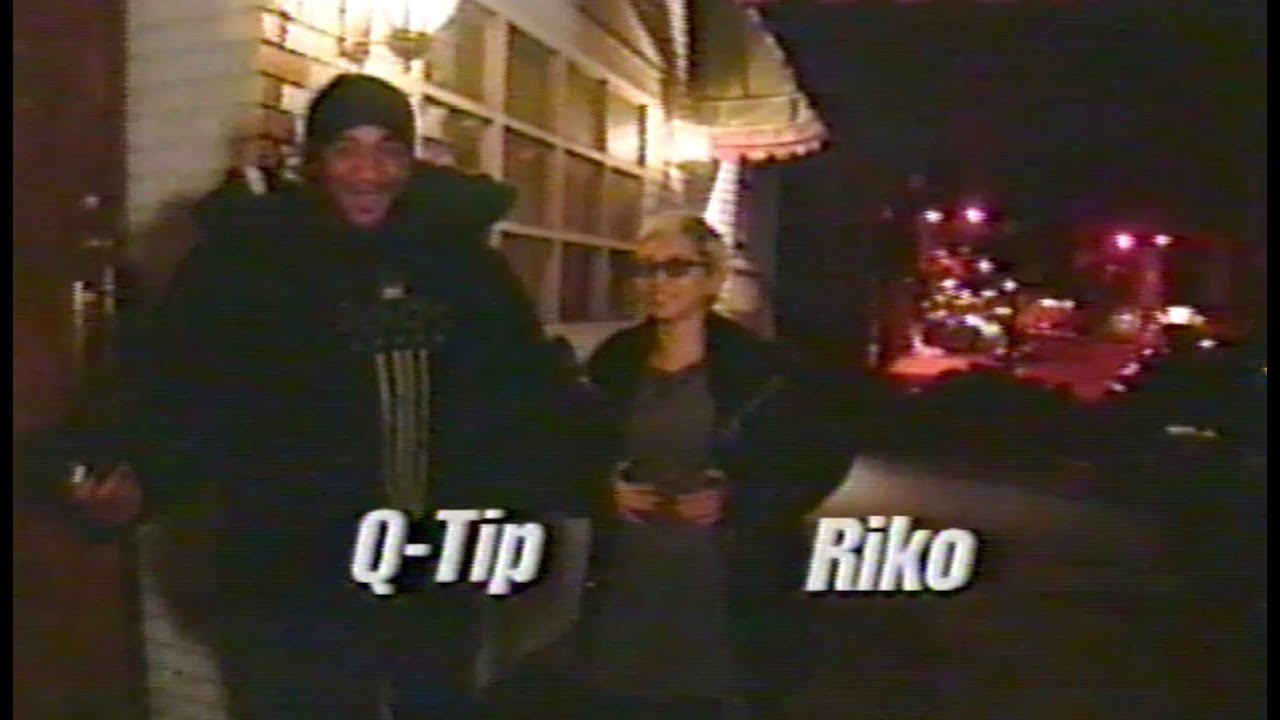 Q-TIP  rides his Range Rover.  MTV JAMS '97 Jan.