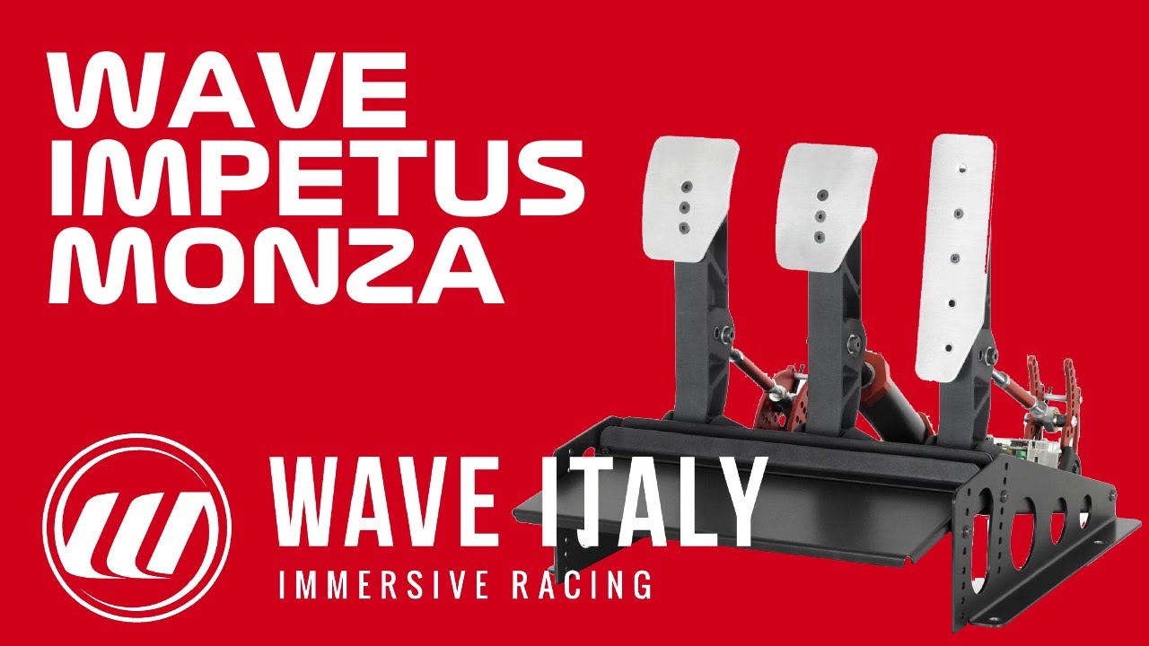 現時点で最高レベルなシムレーシング用ペダルを試してみた結果… / WAVE ITALY WAVE IMPETUS MONZA – SIM PEDALS PRO