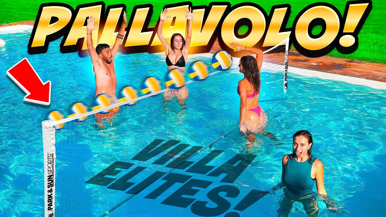 🏐 PALLAVOLO in PISCINA con LE RAGAZZE! 💦