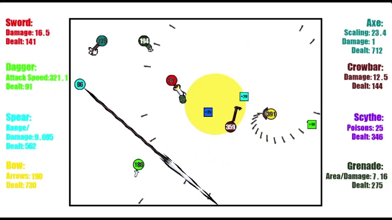 Weapon Ball Battle Royale #1