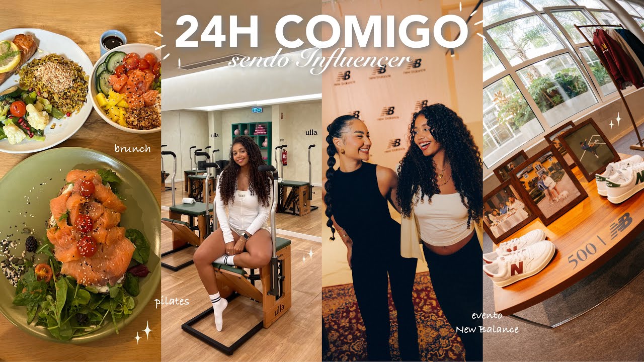 VLOG: 24h comigo sendo INFLUENCER ✨ || evento New Balance, brunch, pilates e mais 