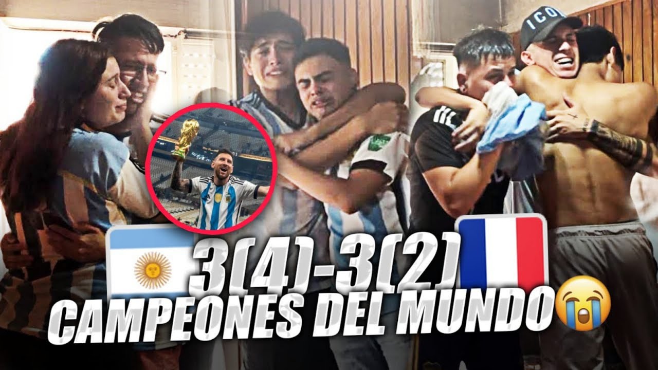 😭🇦🇷 !Se nos dio! ARGENTINA 3 (4) FRANCIA 3 (2) - REACCIONES de HINCHAS ARGENTINOS - Final Mundial