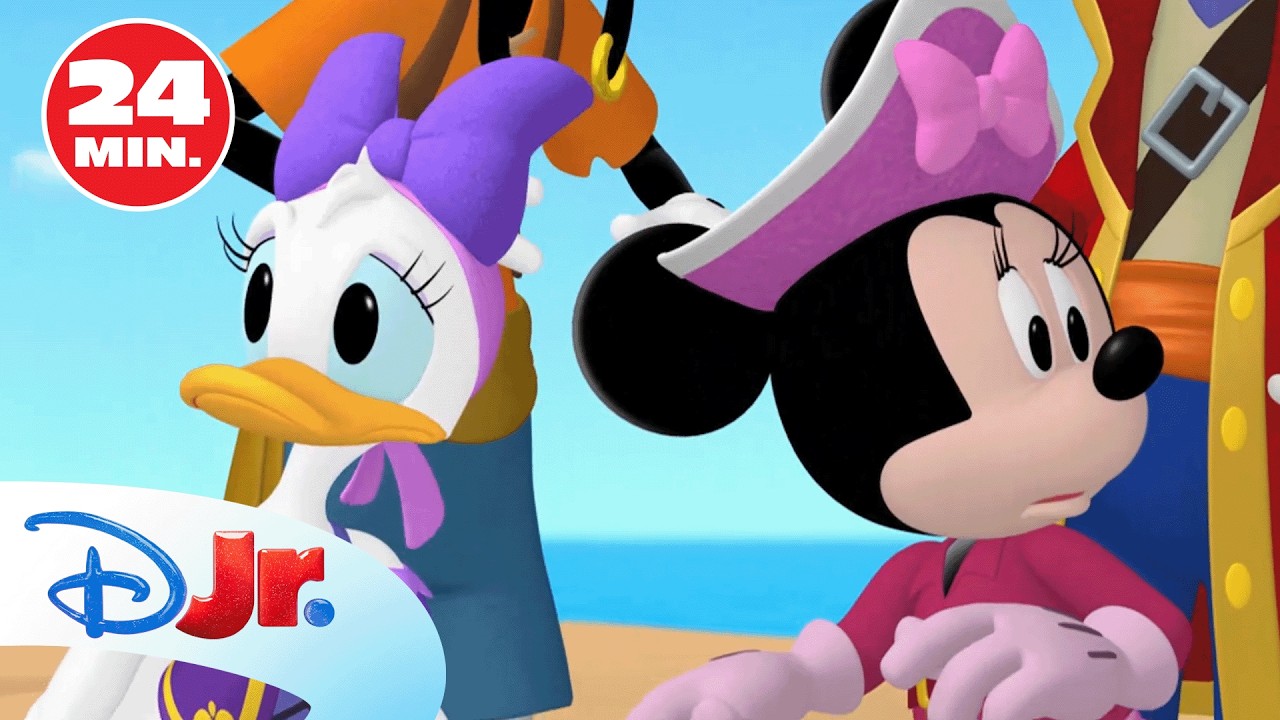&iexcl;Recopilaci&oacute;n especial de piratas con Minnie y la Princesa Sof&iacute;a! 🦜🩷 | @DisneyJuniorES