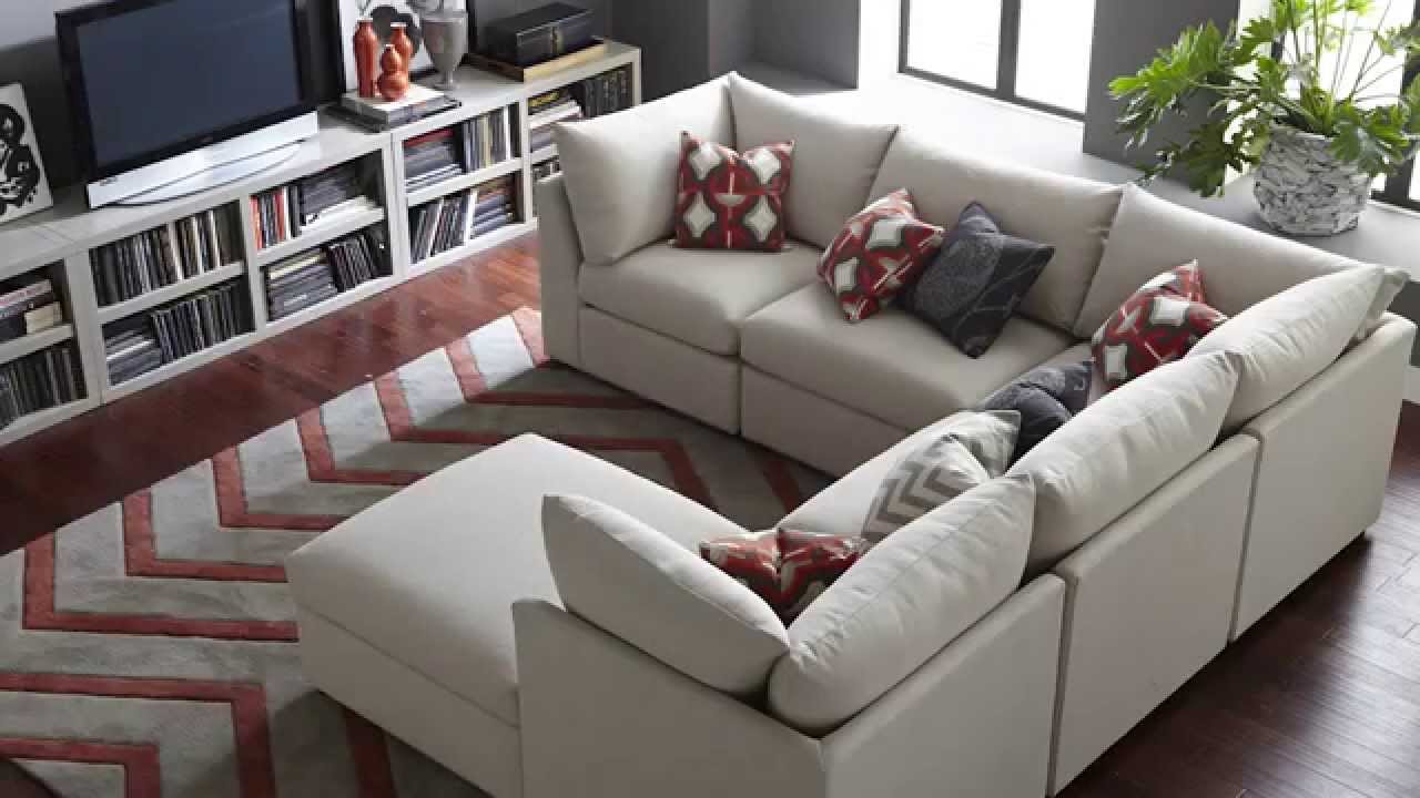 The Beckham Sectional Sofa by Bassett Furniture