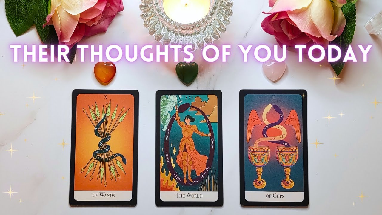 Their THOUGHTS Of YOU Today! 😍💖🔥 PICK A CARD 🔮✨ Timeless Love Tarot Reading