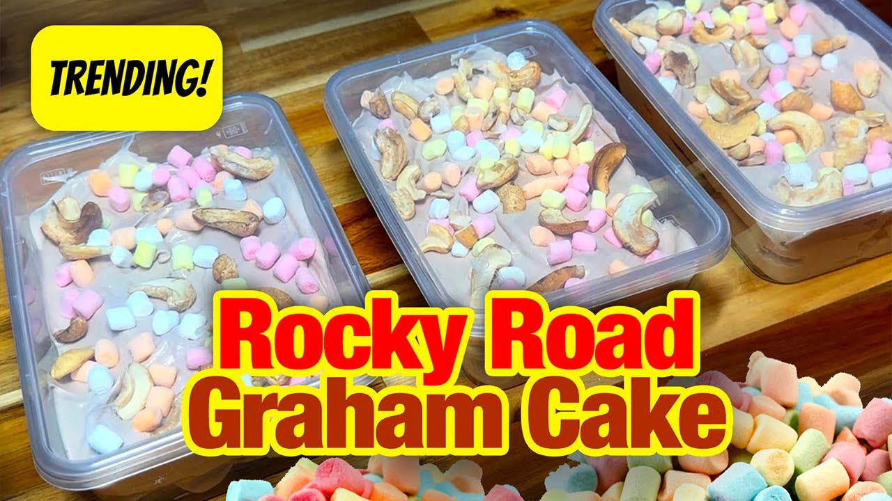 TRENDING! Rocky Road Graham Ice Cream Bar Cake| Food Business Ideas Easy Quick Dessert |Low Capital
