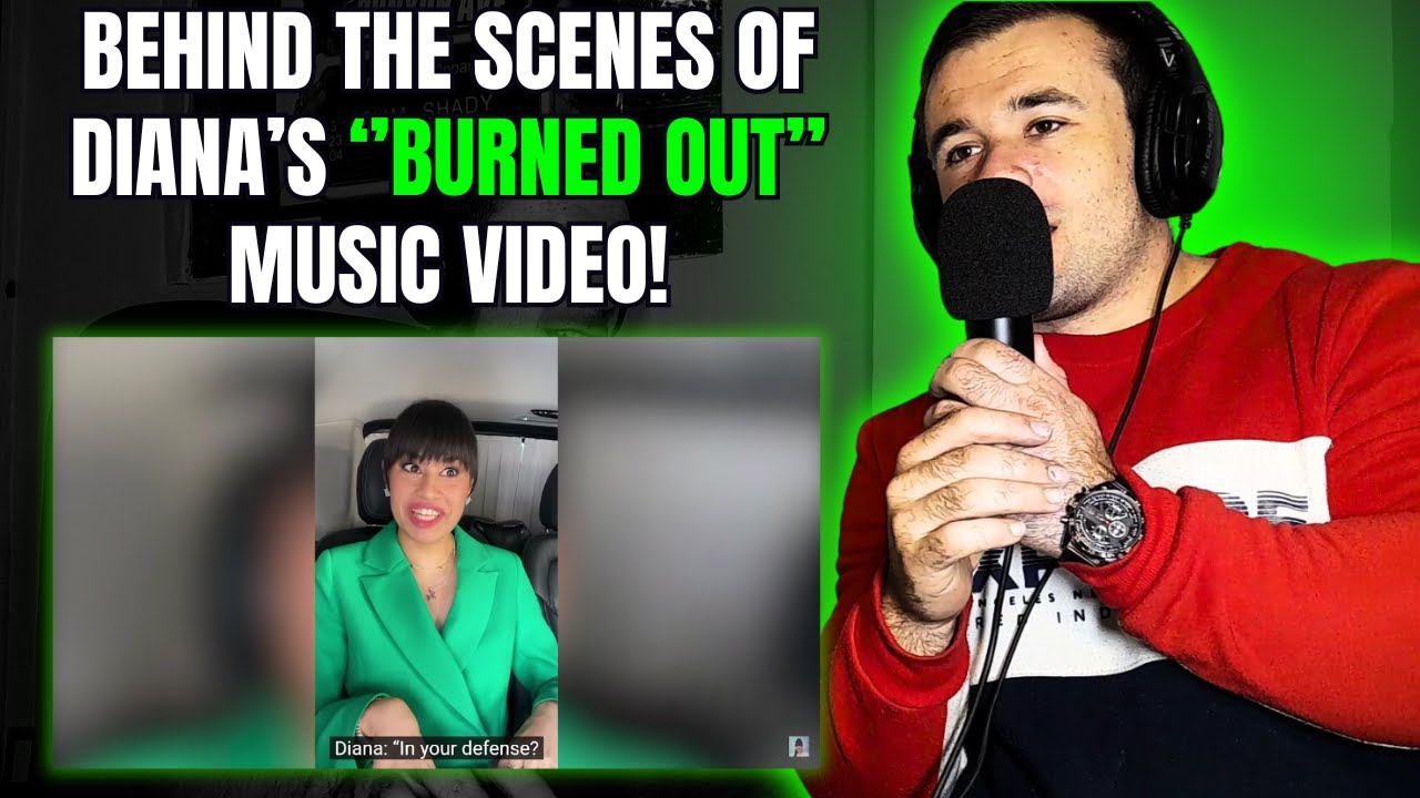 Diana Ankudinova Behind The Scenes of ''Burned Out''!