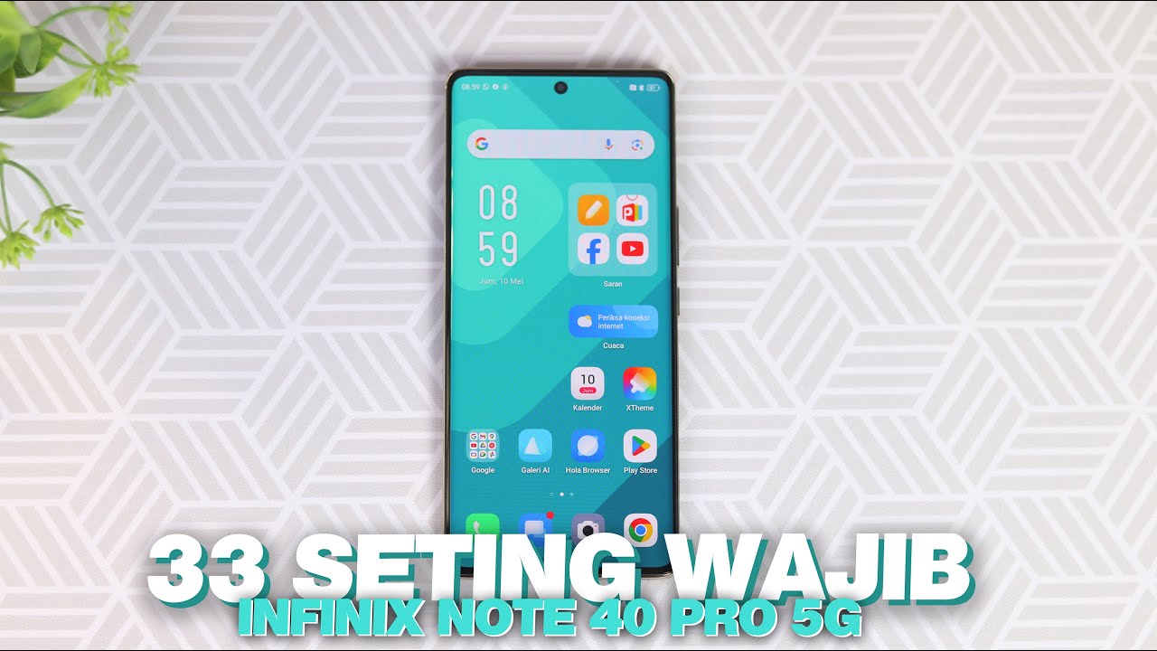 33 Seting WAJIB Untuk Pengguna Baru Infinix Note 40 Pro 5G
