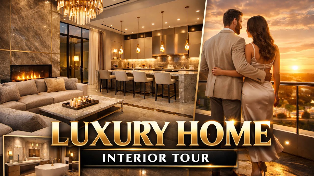 INSIDE a Stunning Modern Luxury House | Full Design Tour#LuxuryHomeInterior#HomeTour#OpulentLiving
