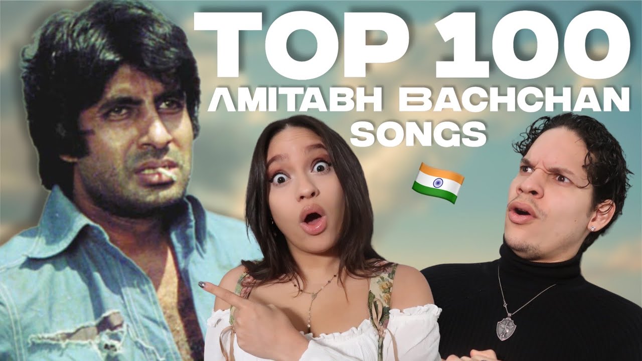 The Most ICONIC man in Bollywood! Latinos react to Top 100 Amitabh Bachchan Songs