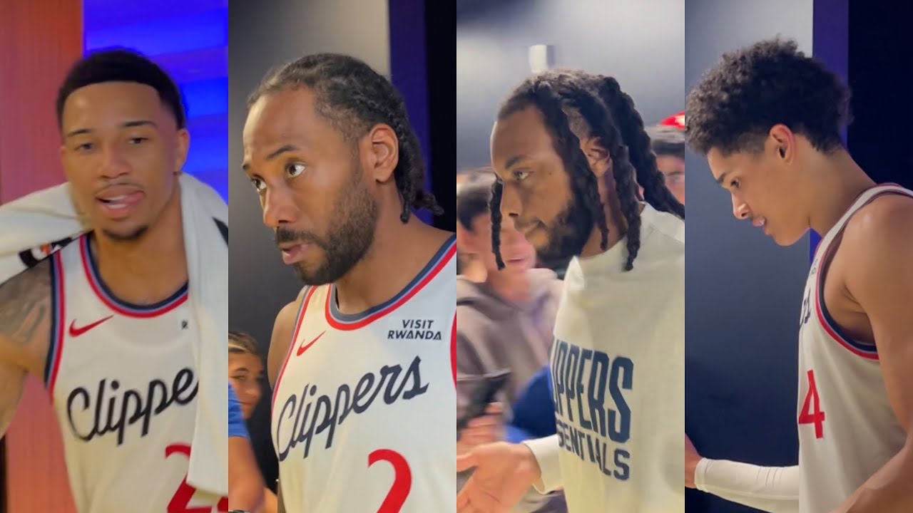 Kawhi Leonard, Darius Garland Immediately After Clippers Win Against Pelicans