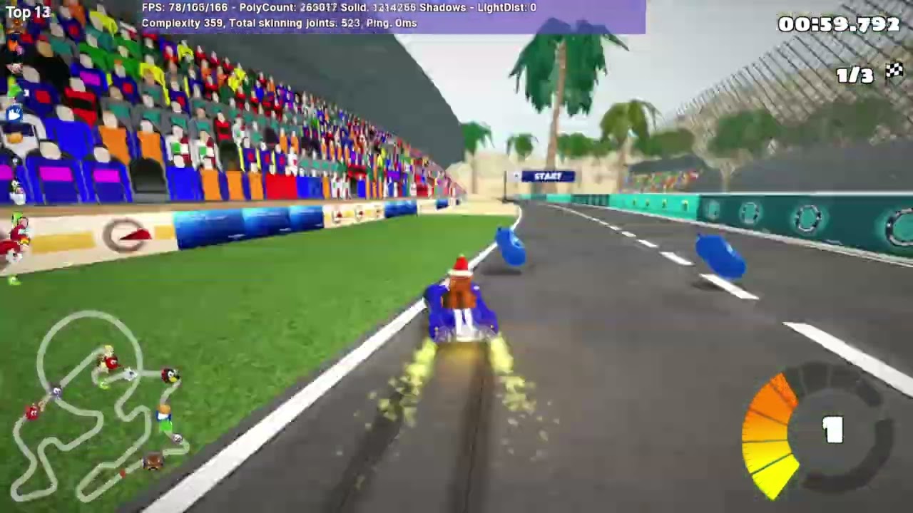 SuperTuxKart 1.5 "RT4 Crowded Stadium"