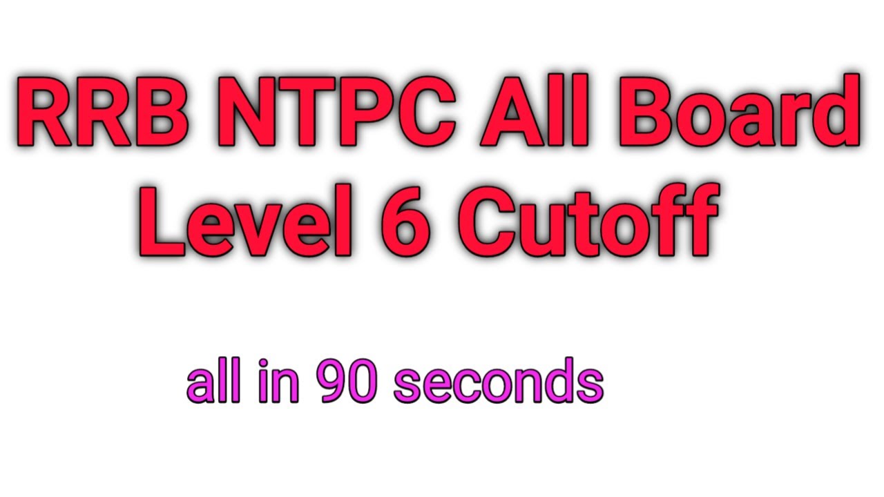 RRB NTPC Level 6 Cutoff all Boards @PilotNaveen Thank me in the comments 😊😊