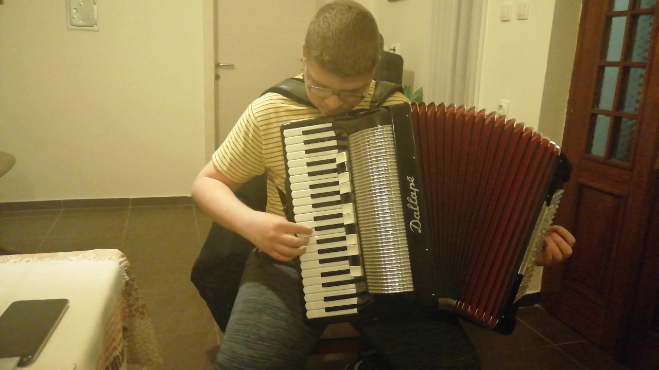 Vranjski čoček, harmonika - moj učenik Martin