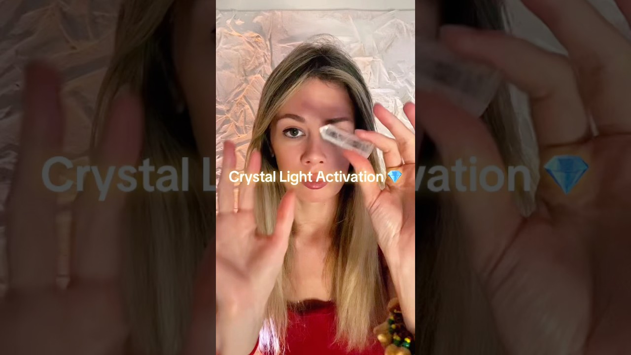 Crystal light activation #reiki #reikihealing #lightcodeactivation #energyhealing #chakrapurify