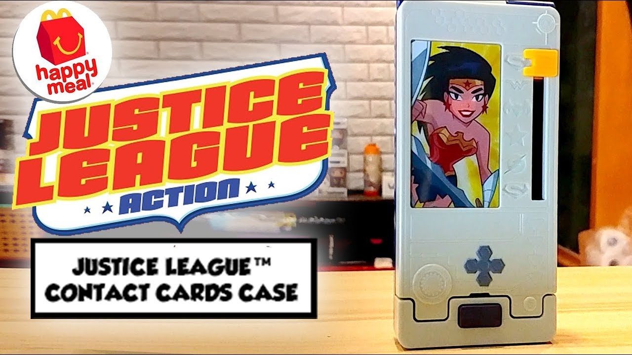 Justice League Cards Case - McDonald's Happy Meal March 2018 | JUSTICE LEAGUE ACTION (Philippines)