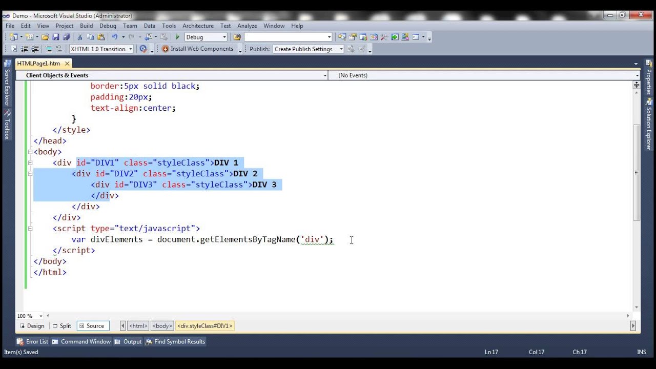 Event bubbling in JavaScript