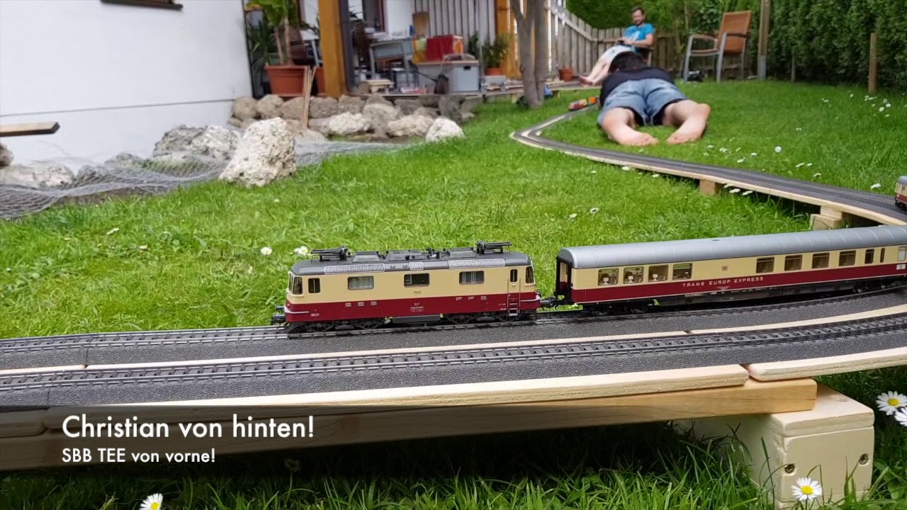 Gartenbahn 2018 bei Christian - Stummitreffen!