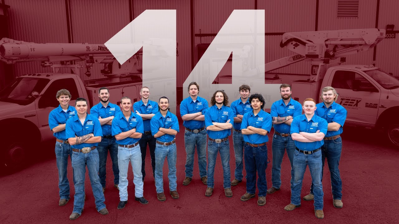 TEEX Lineworker Academy Graduation Class 14