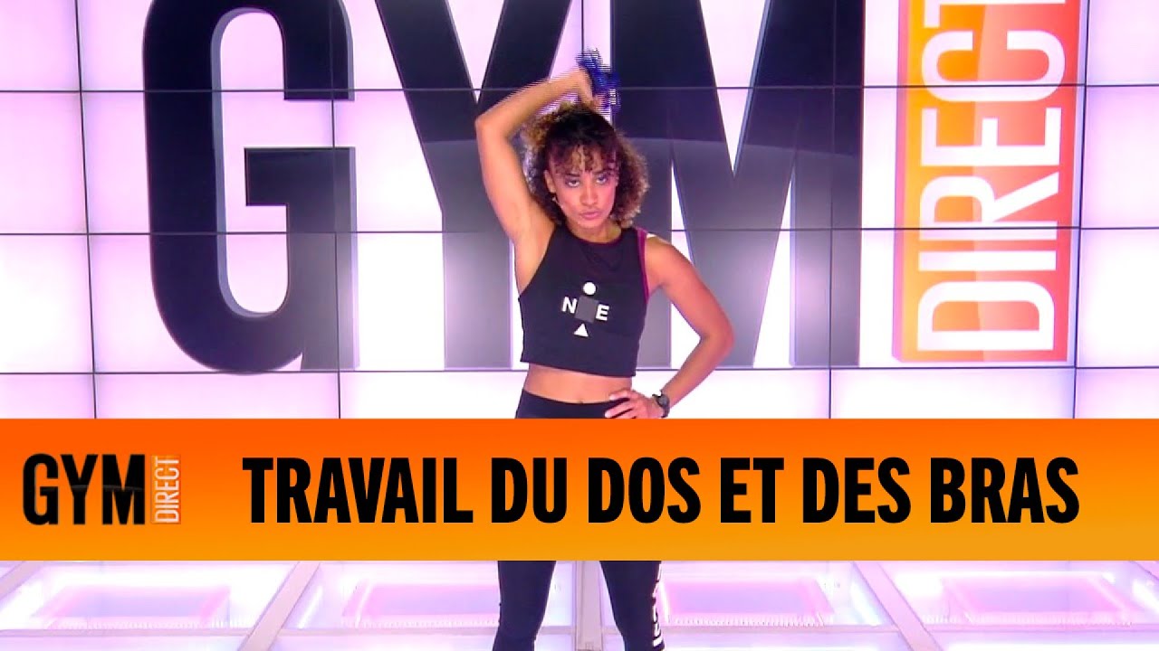 Travailler la zone des bras et du dos - Gym Direct