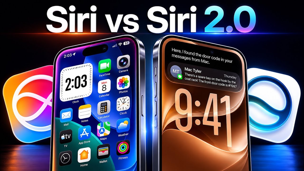 Siri (iOS 26) -vs- Siri 2.0 (iOS 27)