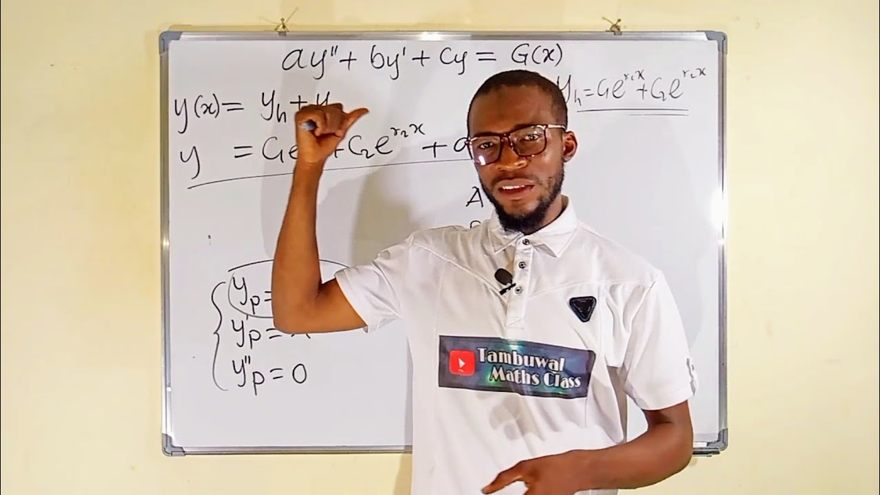 Introduction To Second Order Linear NonHomogeneous Differential Equations