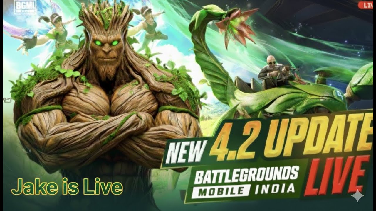 NEW 4.2 UPDATE LIVE! 🤯 Unlocking Every Secret Reward & New Skins! | BGMI | Jake Is Live