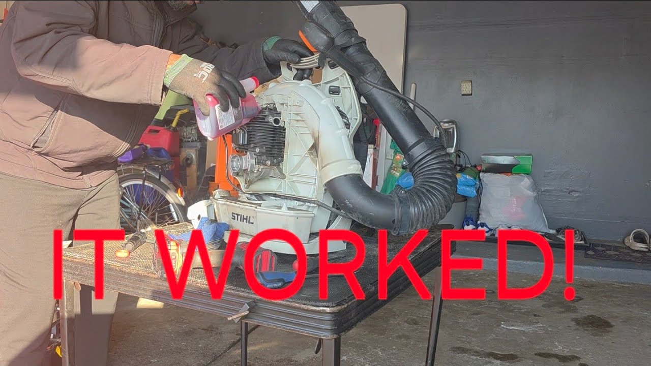 Stihl BR 600 Seized? Do THIS Before You Rebuild It.