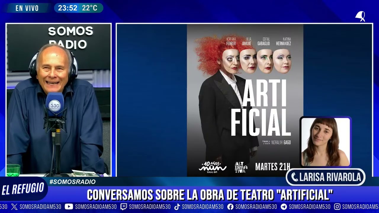 LARISA RIVAROLA - CONVERSAMOS SOBRE LA OBRA DE TEATRO 