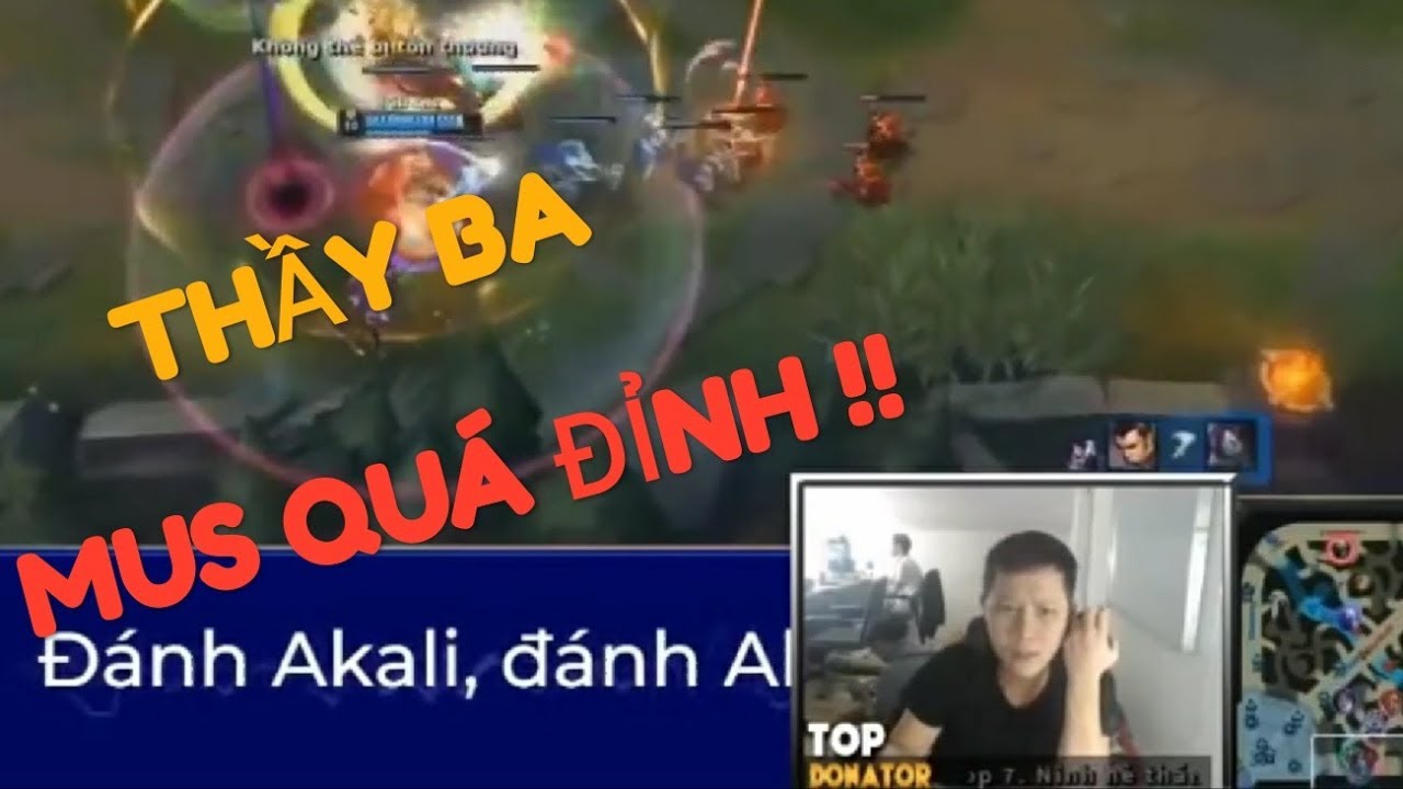 THẦY BA REACTION MIC CHECK TRẬN SGD VS FFQ - MUS QU&Aacute; ĐỈNH !!!
