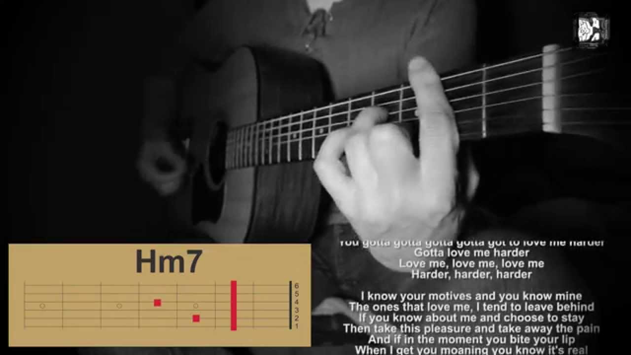 Ariana Grande - Love me harder. How to play the song. Cover, chords, lyrics.