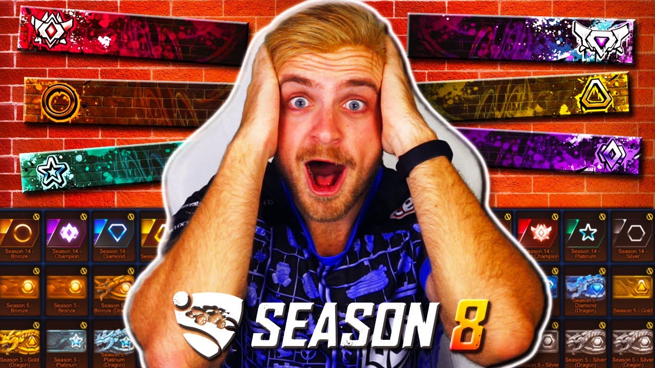 So THESE Are the SEASON 8 Rewards from Bronze to SSL... *ROCKET LEAGUE GAVE US WHAT WE ASKED FOR*