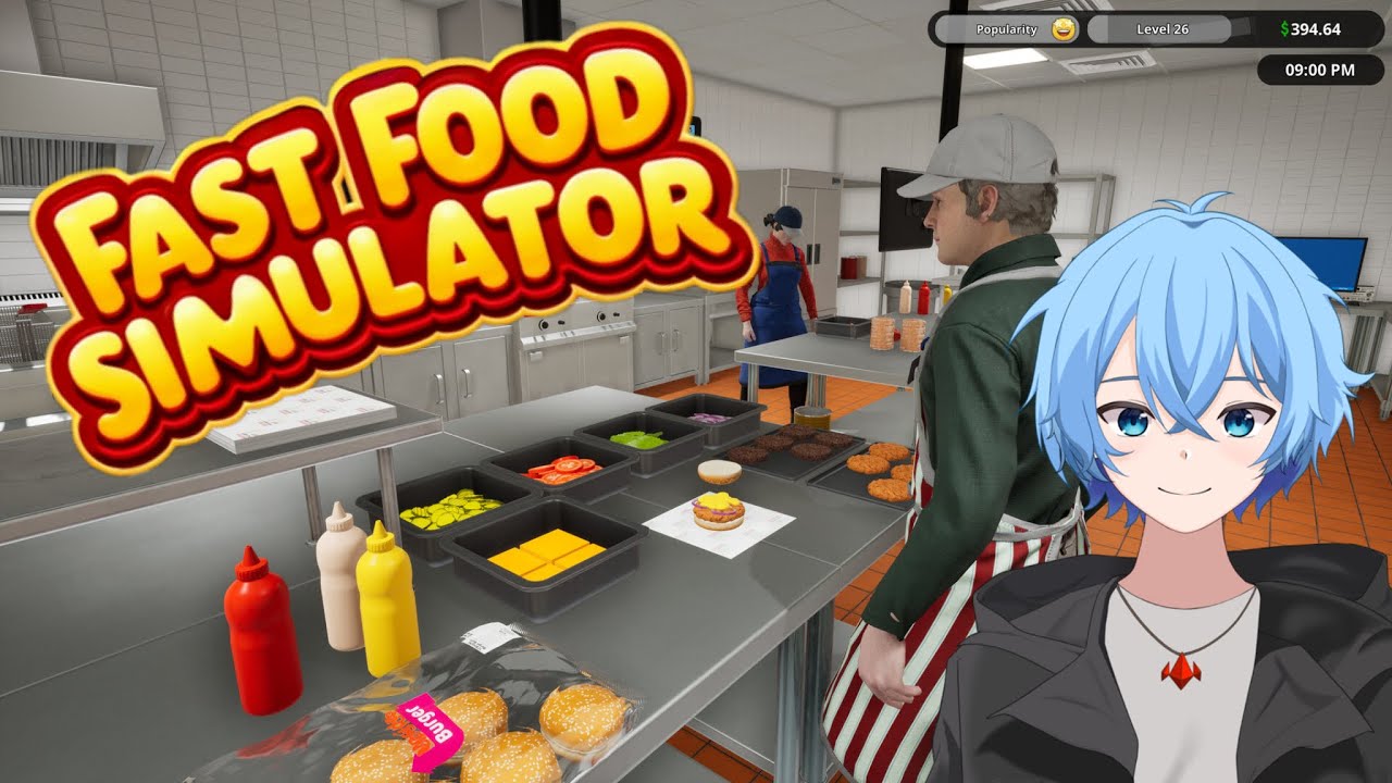 マ〇ドナルドみたいなところでバイト！！！！【Fast Food Simulator】