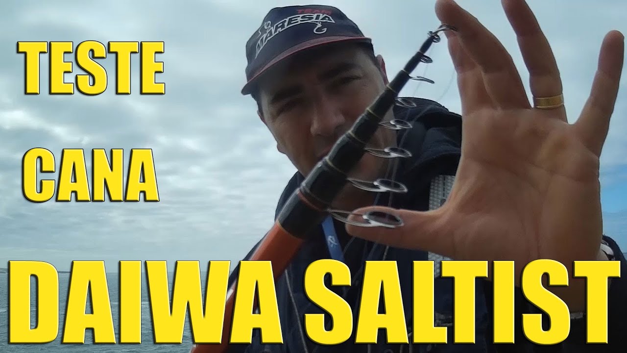 ✅ Teste cana 🎣 Daiwa Saltist Strong Float