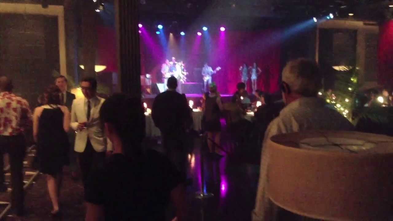 Psych: Behind the scenes as Myles Velour performs 