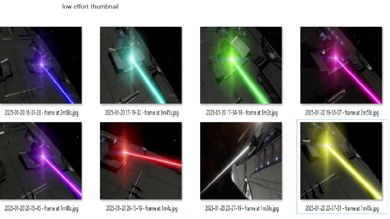 Elite Dangerous: Horizons: All Weapon Colors