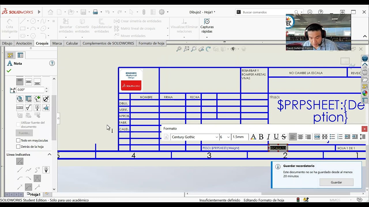 ¿CÓMO #INSERTAR #UNA #IMAGEN Y #CREAR UNA #PLANTILLA DE TRABAJO EN #SOLIDWORKS?