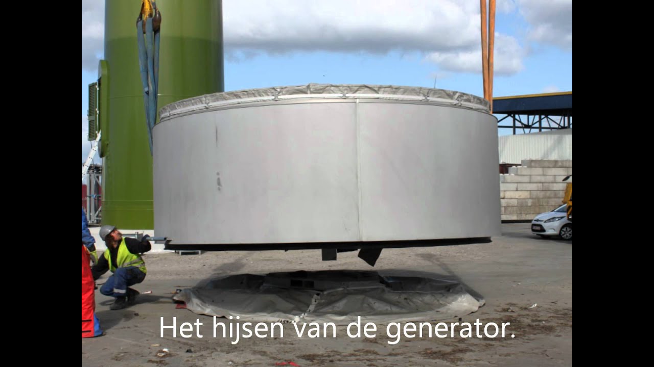 Bouw van Windpark IJslandweg in het Sloegebied in Zeeland
