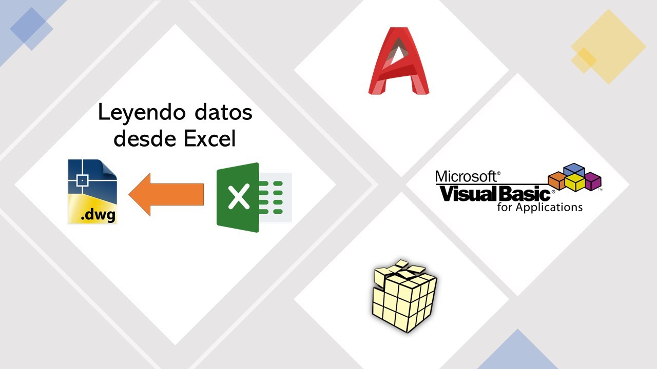 34. VBA AutoCAD -  Como conectar Autocad con Excel