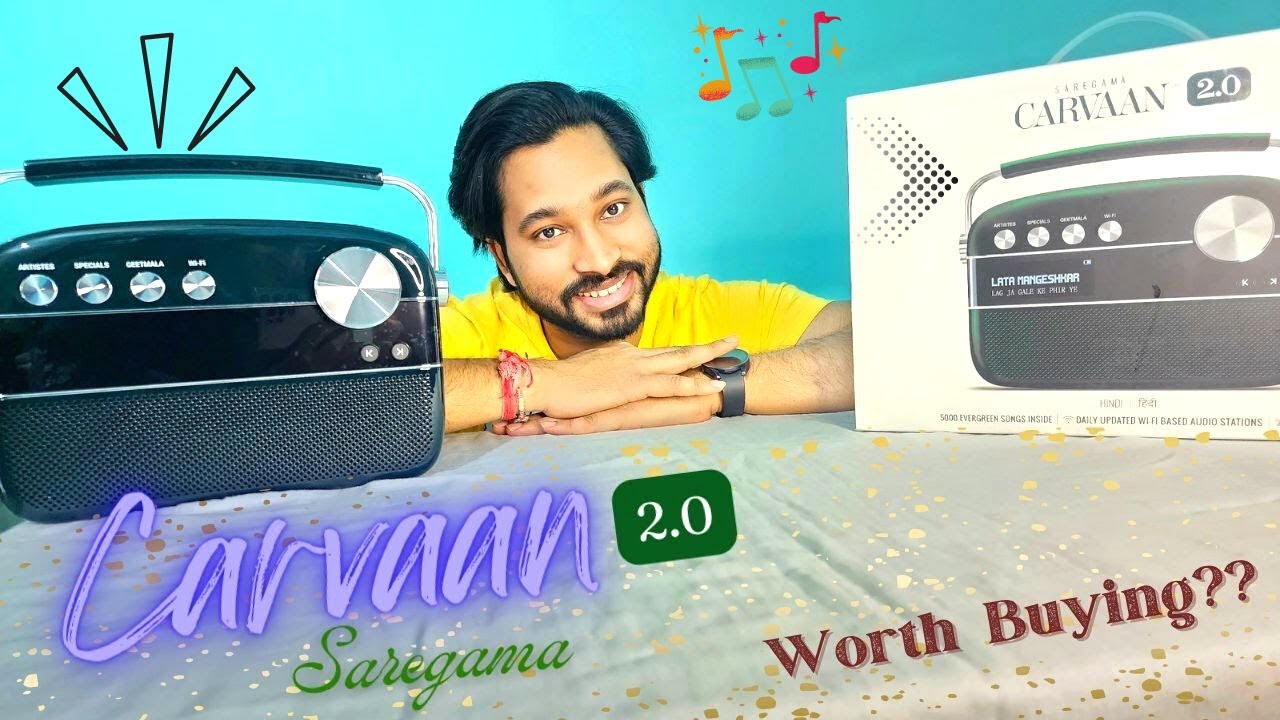 Saregama Carvaan 2.0 | Unboxing & detail review | Best Gift Option 🎁 | Portable Music Player  🎶