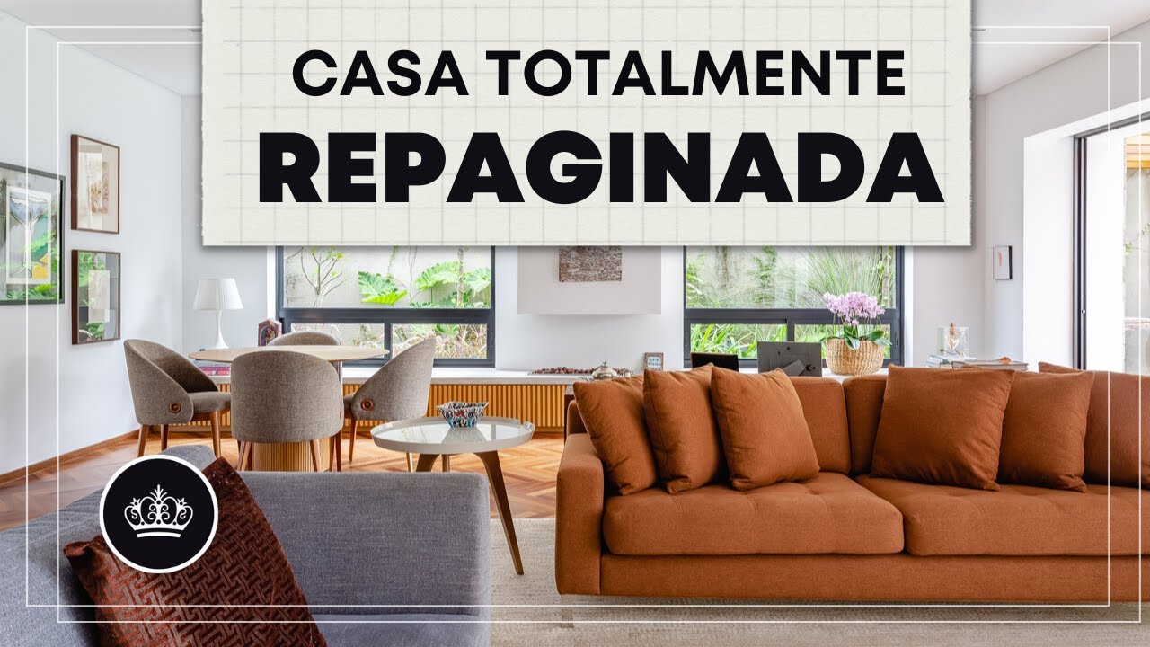 Casa CONTEMPORÂNEA, integrada e com PAISAGISMO abundante 🌿