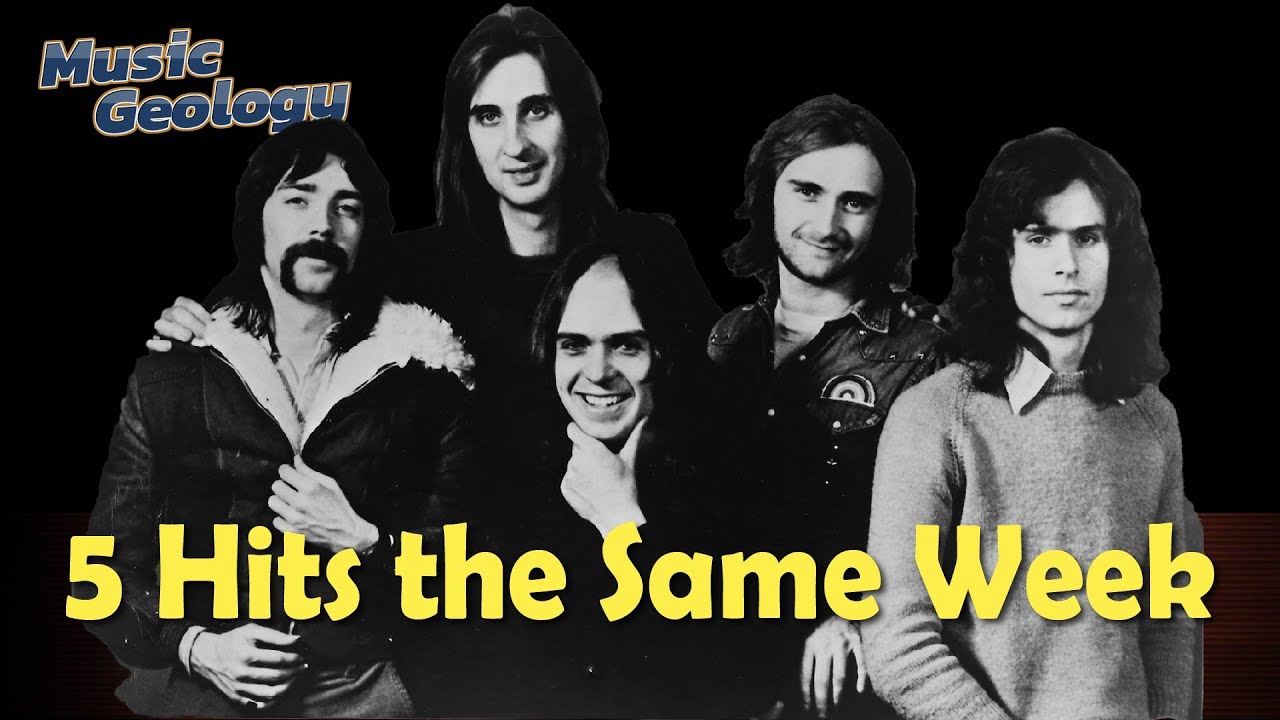 The Week Genesis Members Ruled the Top 40 with 5 Hit Songs  | MusicGeology