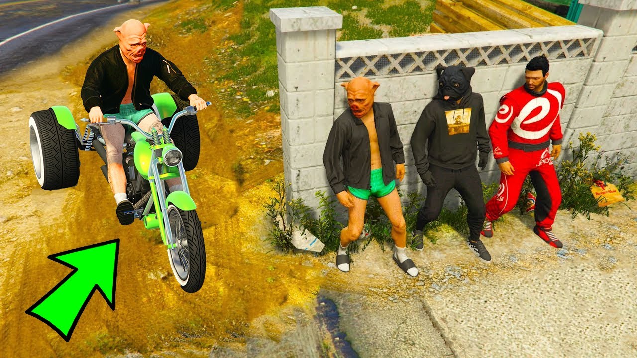 GTA 5 ONLINE 🐷 NASCONDINO CHIMERA !!! 🐷 DAJE !!