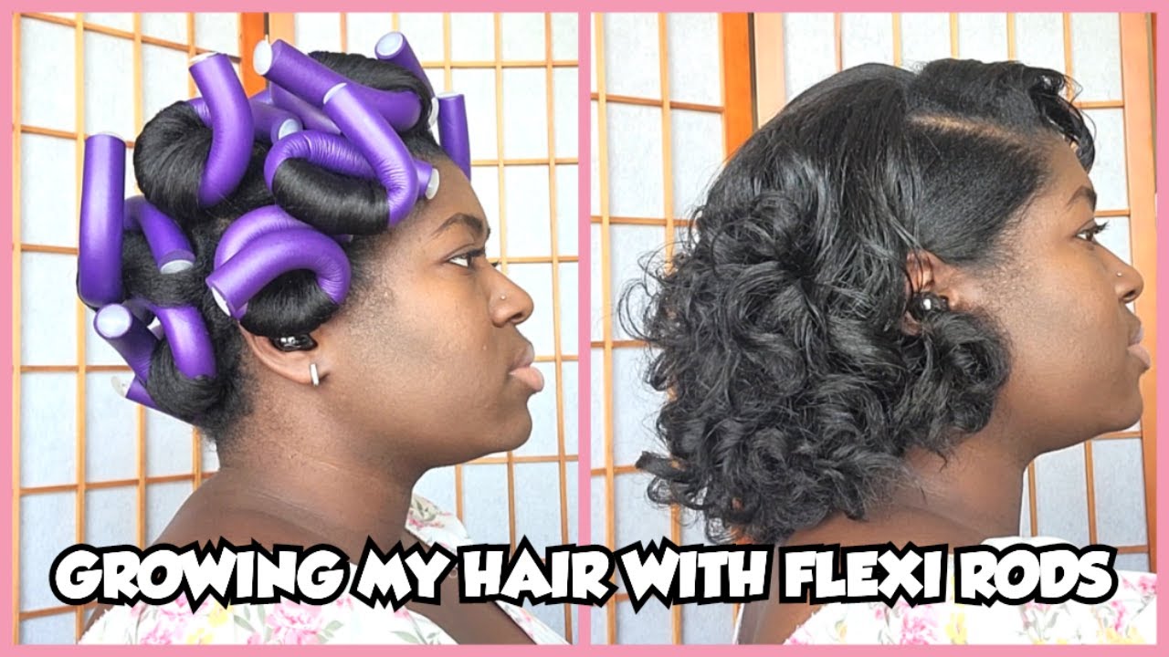 GRWM: OVERNIGHT HEATLESS CURLS, NAILS, PERFUME (flexi rods grow my hair sooo fast!)